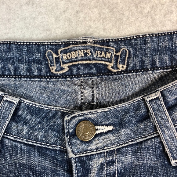 Robin's Jeans White Star Boot Cut Jeans Size 27 - Picture 8 of 8